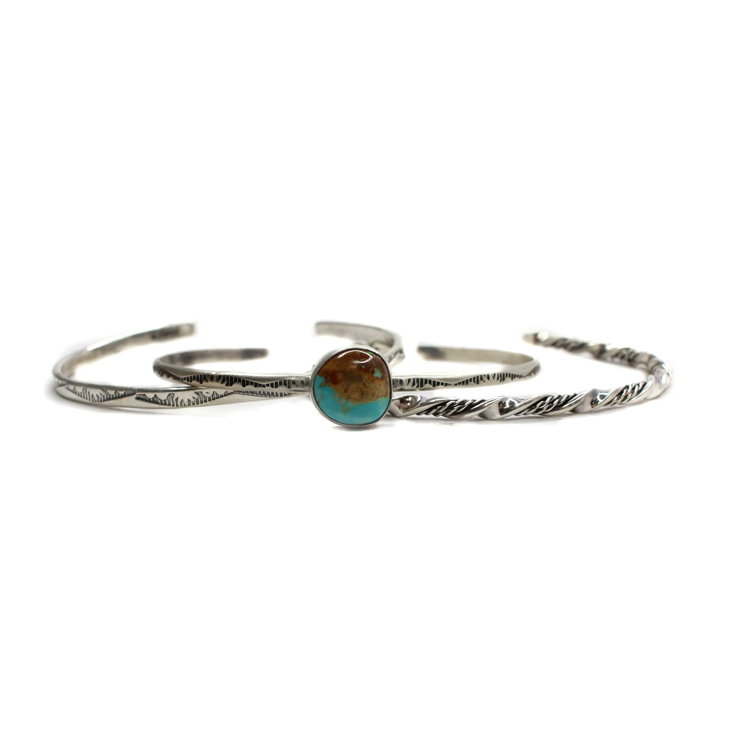 2024 BLACK FRIDAY Stamped Cuff, Rope Cuff, Turquoise Cuff - C