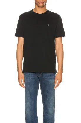 ALLSAINTS Brace Tonic Crew Tee - Jet Black