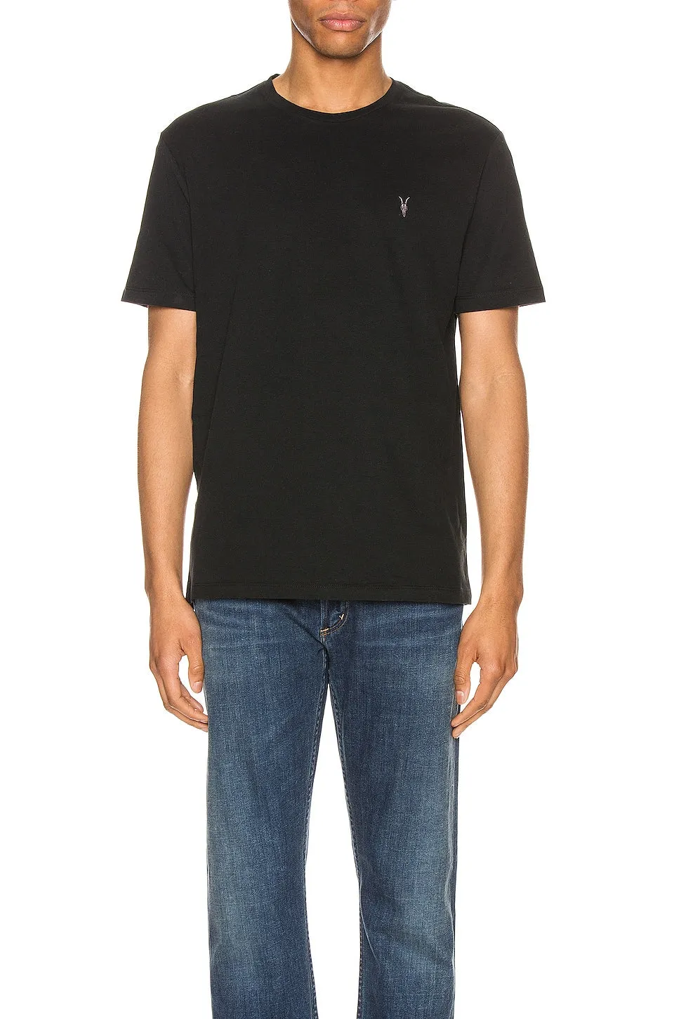 ALLSAINTS Brace Tonic Crew Tee - Jet Black