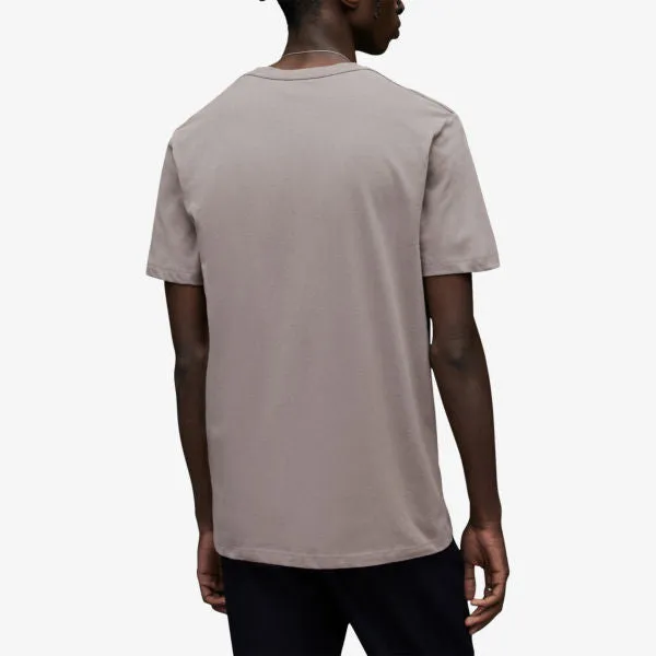 Allsaints Tonic Cotton Jersey Crew Tee, Gray