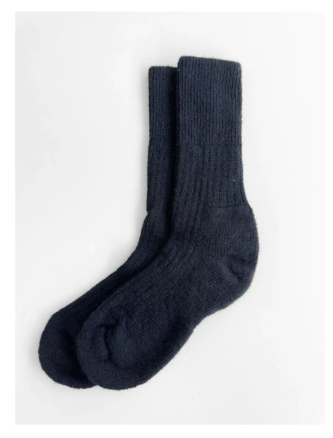 Angora Wool Thermal Socks - Beige