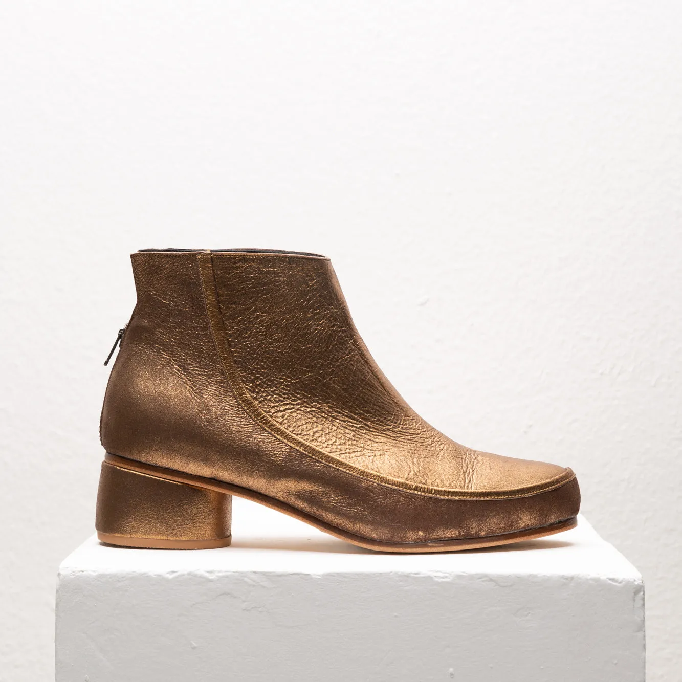 Aphrodite Gold Ankle Boots