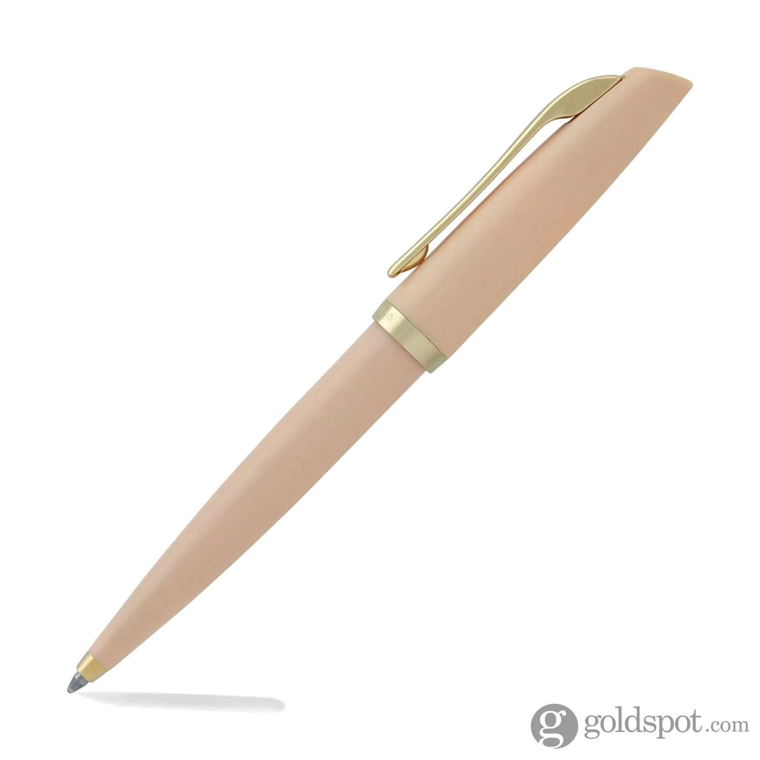 Aurora Style Gemstone Ballpoint Pen in Rose Quartz