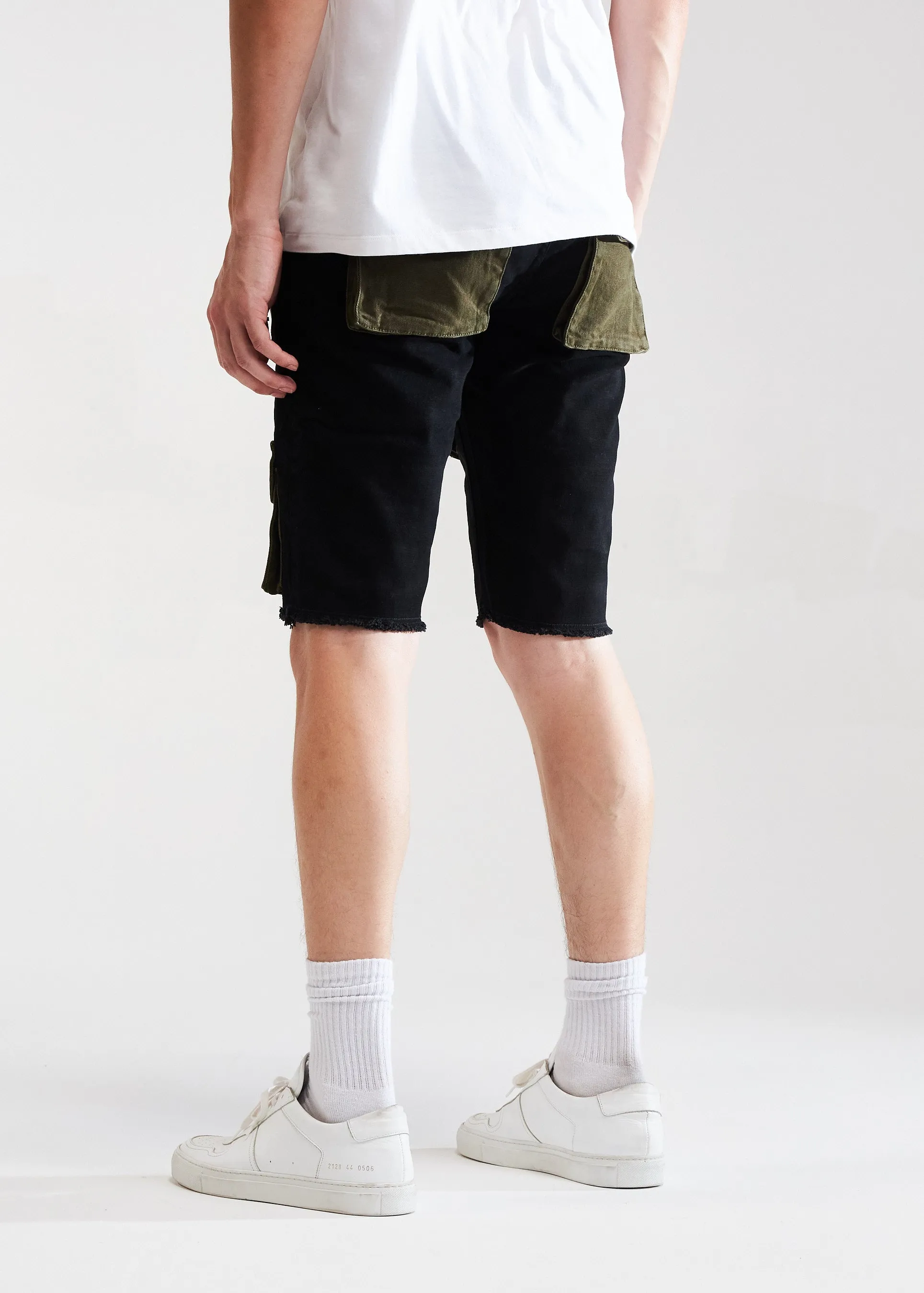 Axel Cargo Short (Black/Olive)