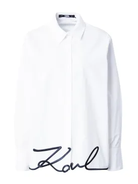 Blouse Karl Lagerfeld, white