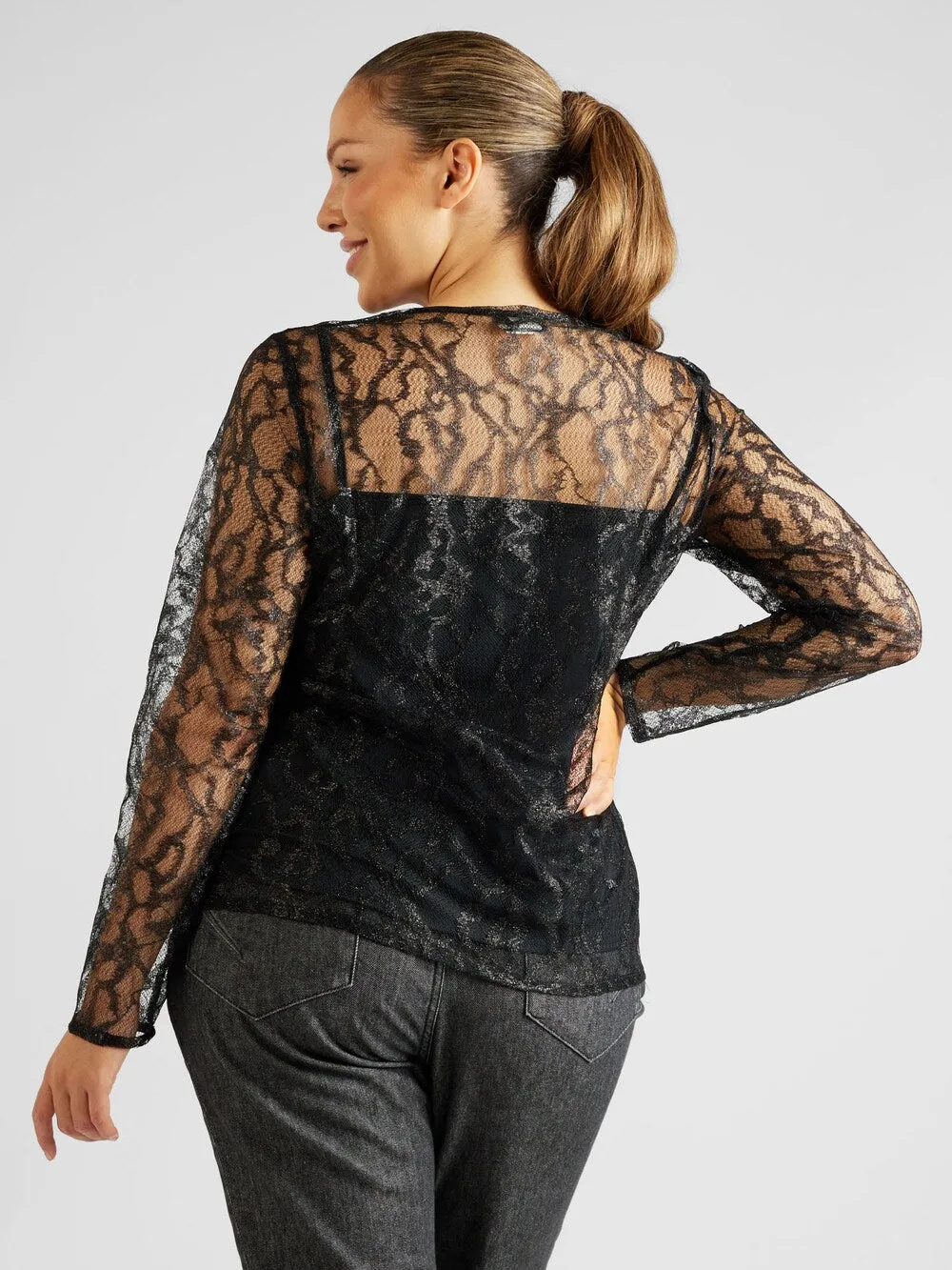 Blouse Persona By Marina Rinaldi VITA, black