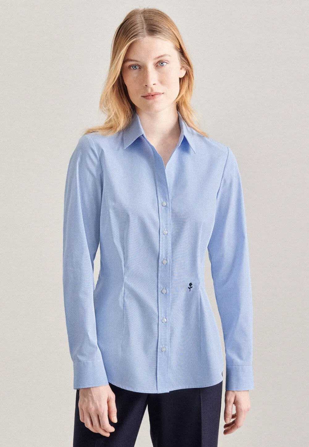 Blouse Seidensticker Schwarze Rose, sea blue/light blue