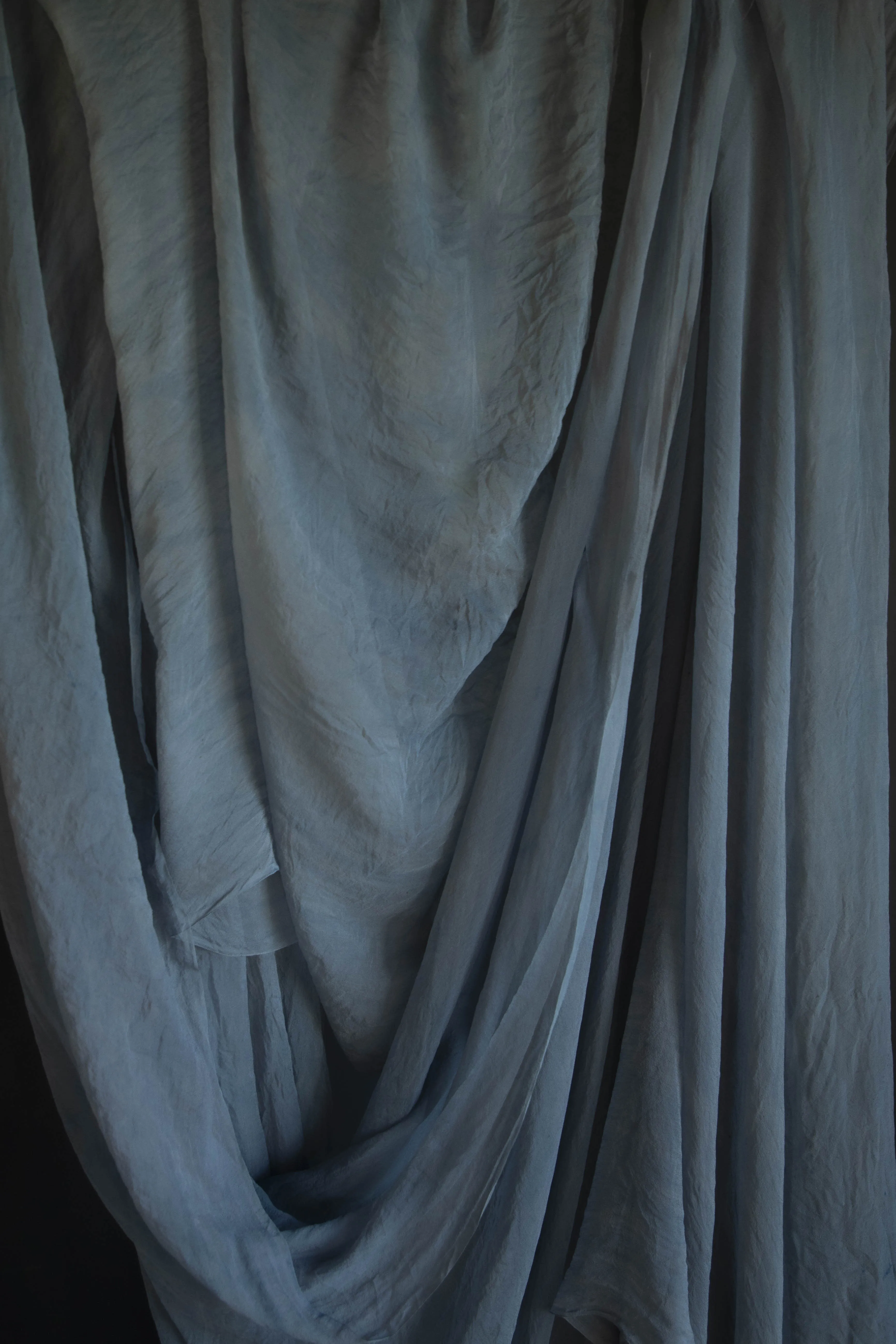 Blue Slate {Sheer Silk Runner}