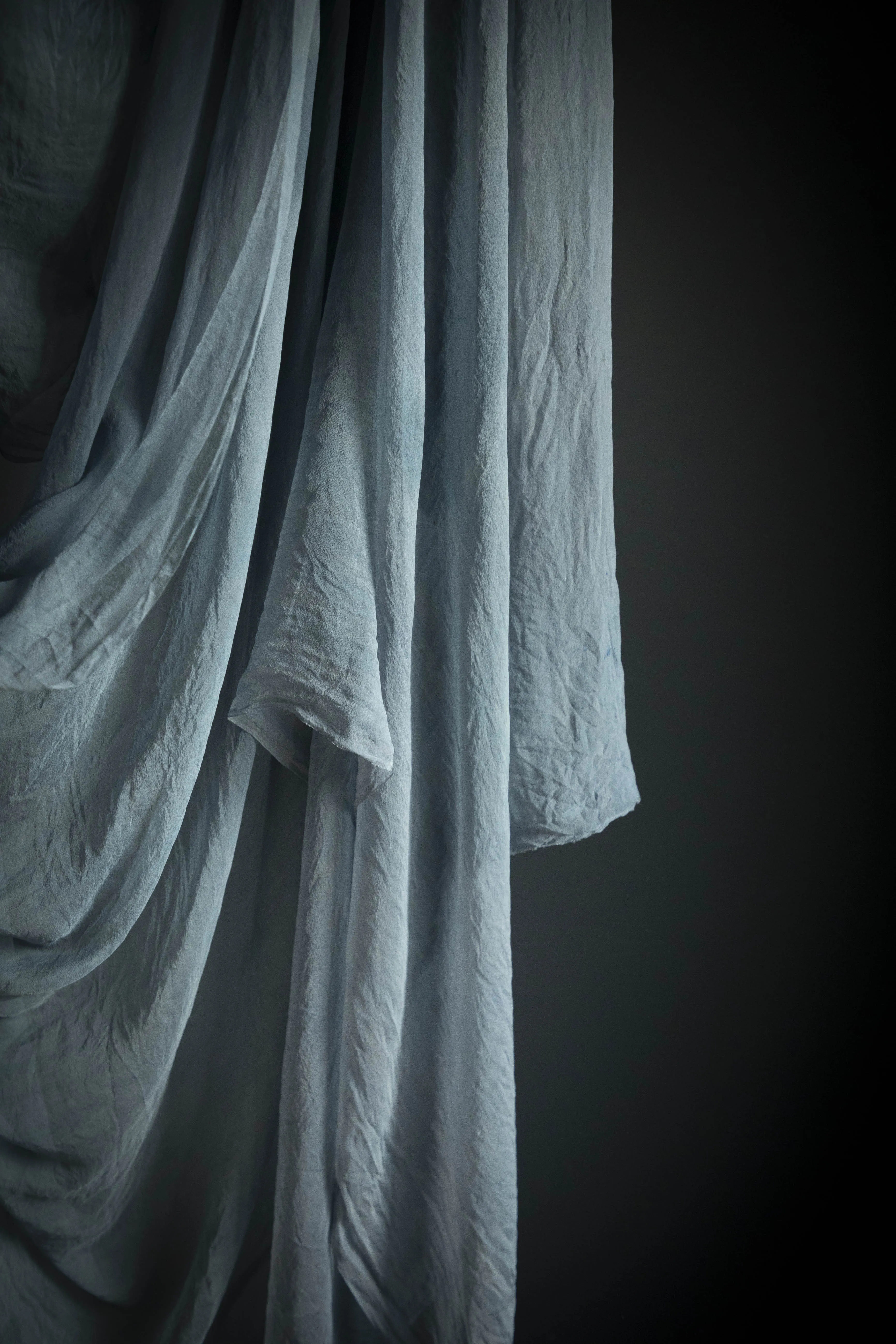 Blue Slate {Sheer Silk Runner}