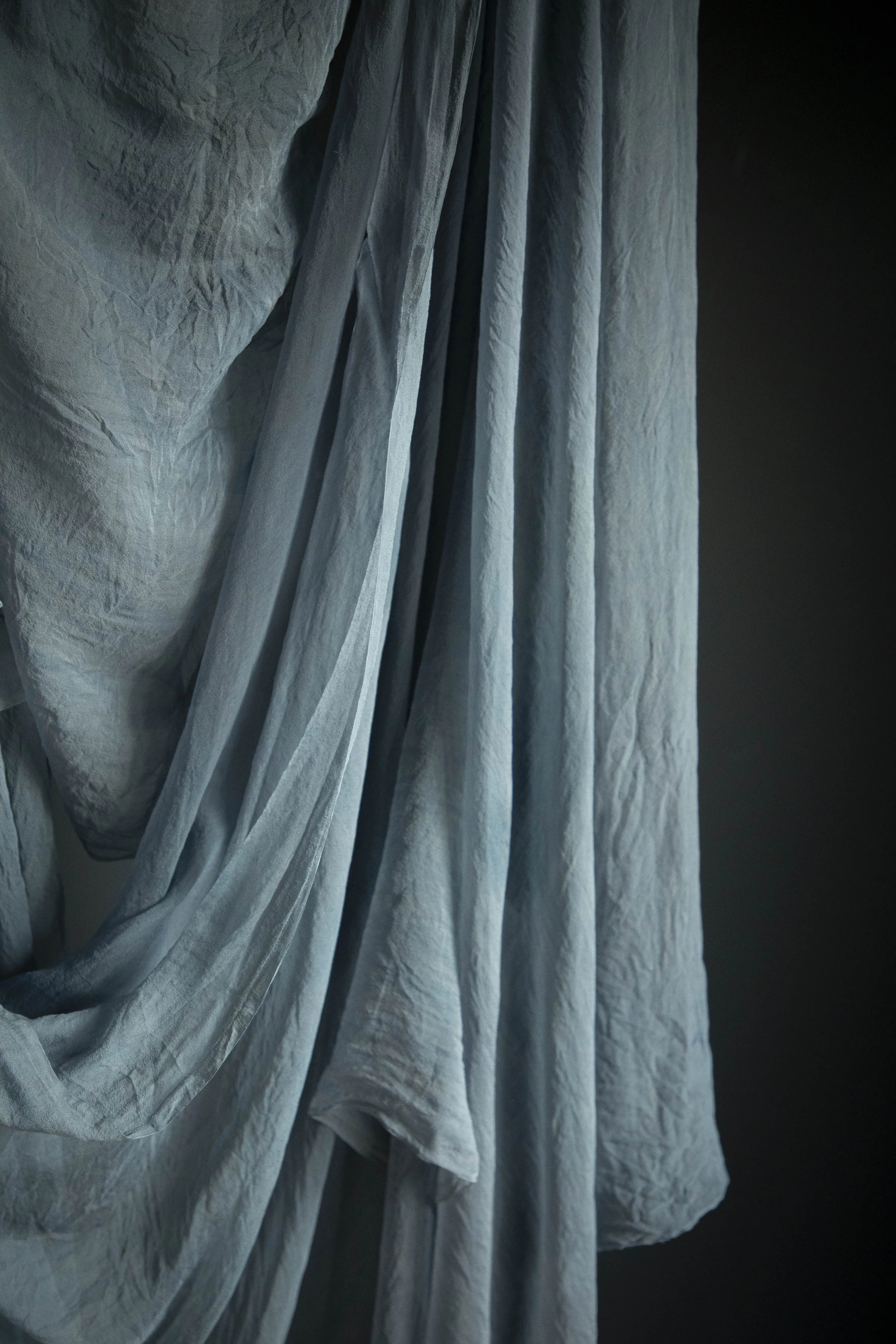 Blue Slate {Sheer Silk Runner}