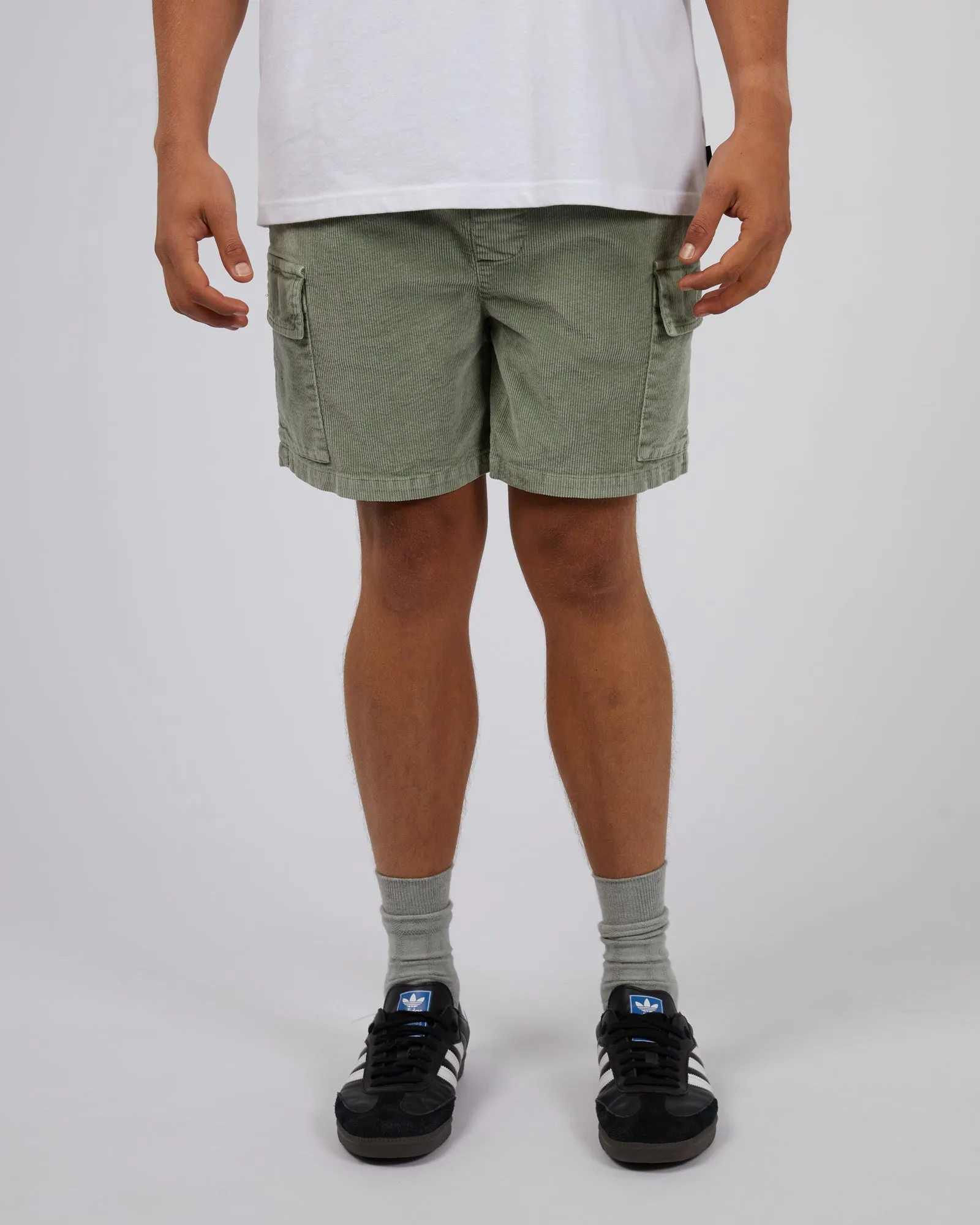 Cargo Cord Short Green