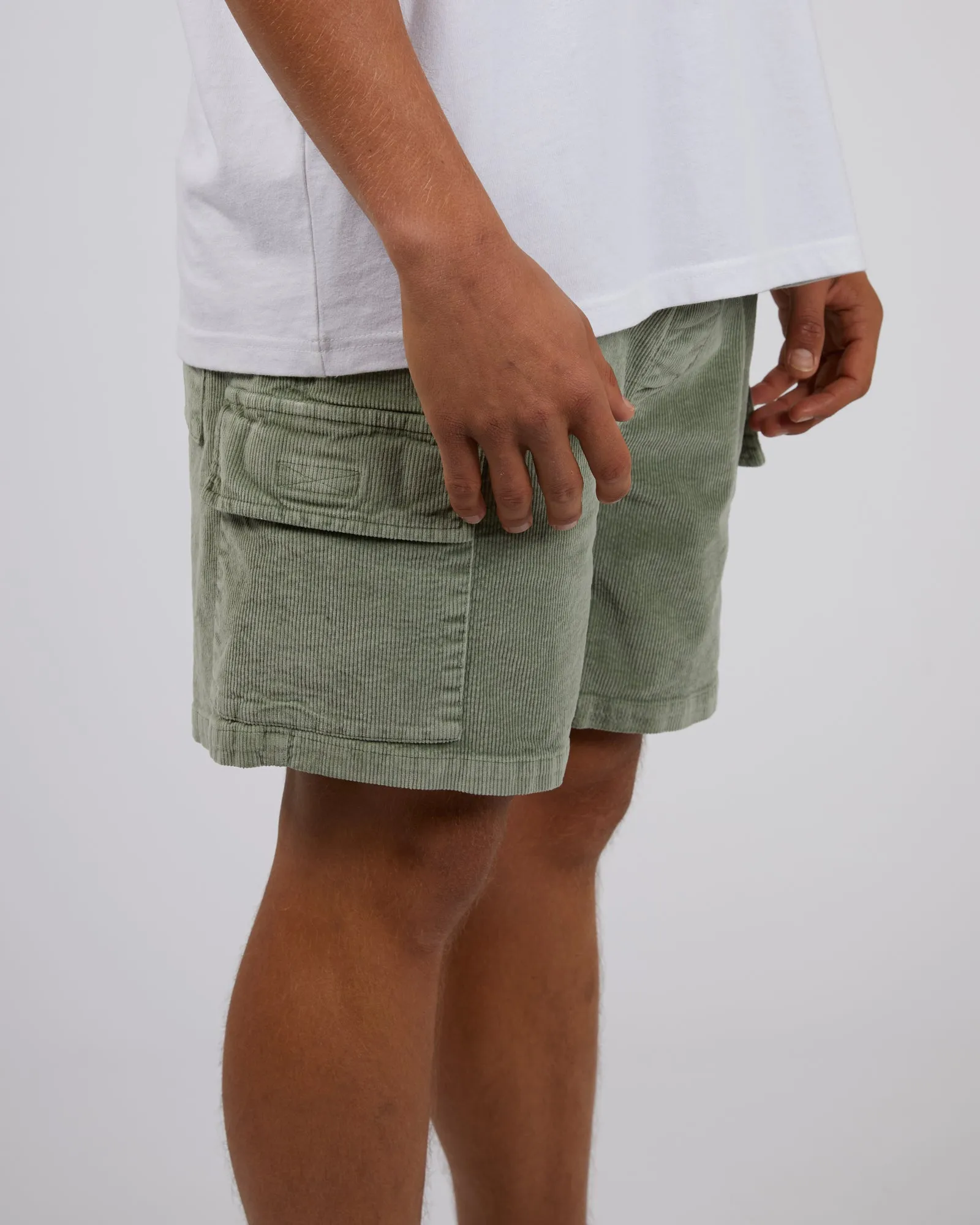 Cargo Cord Short Green