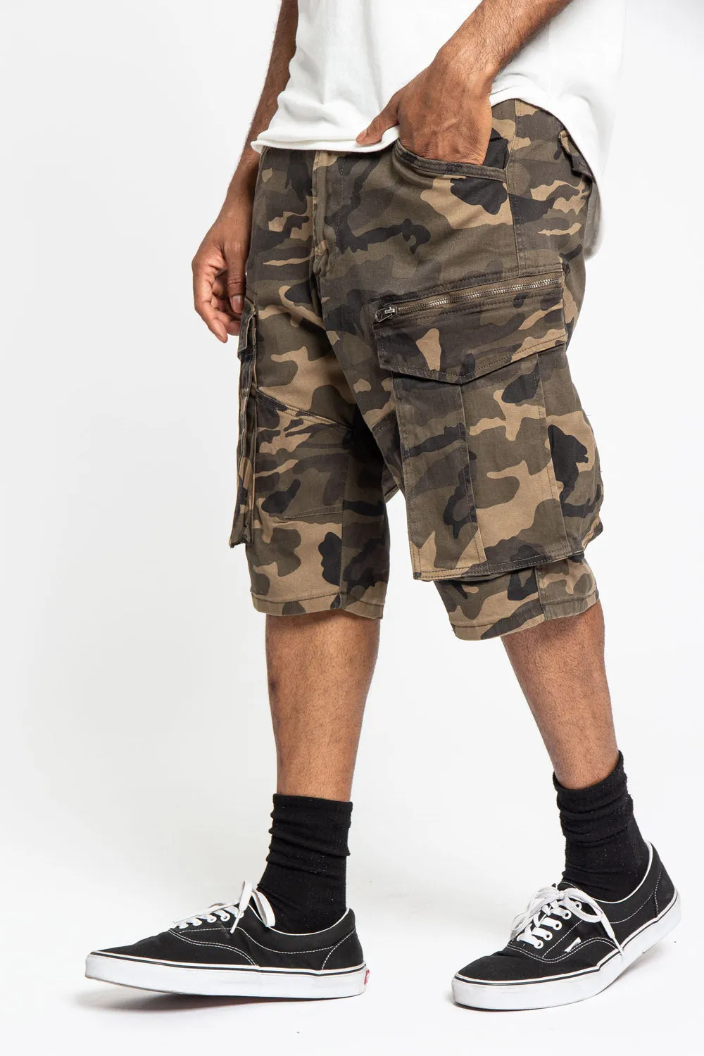 Deep Pocket Cargo Shorts