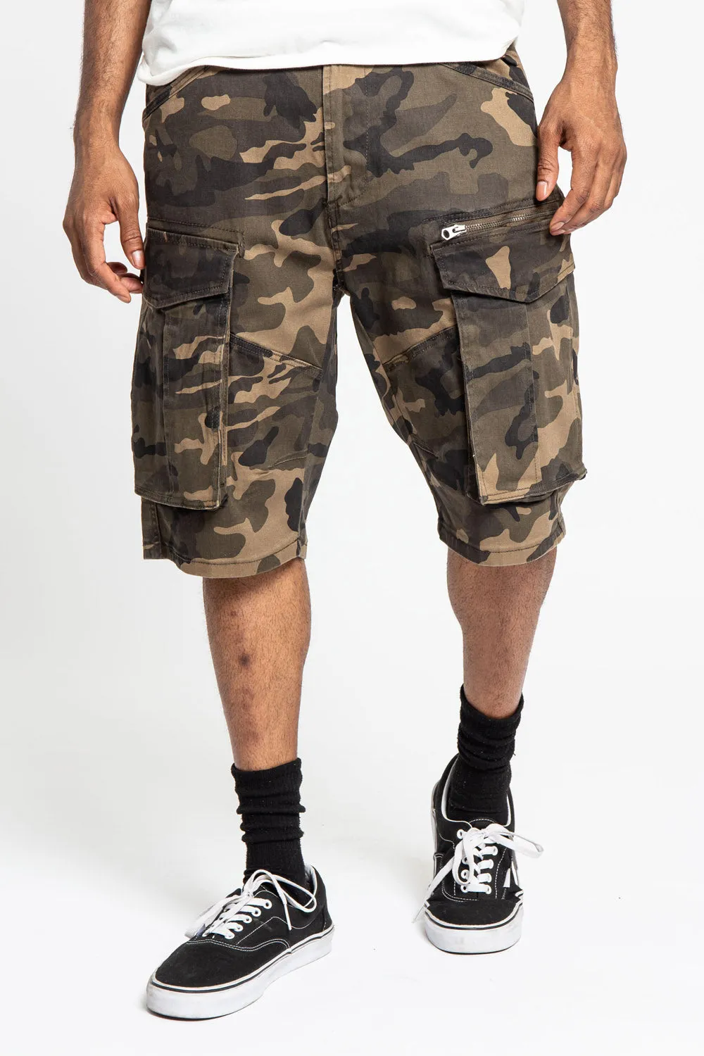 Deep Pocket Cargo Shorts