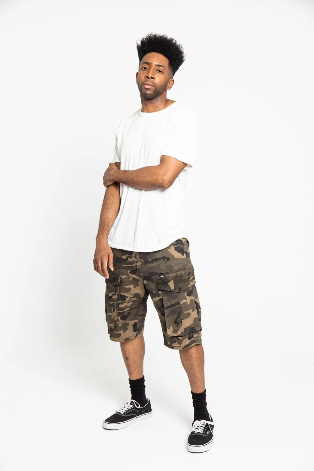 Deep Pocket Cargo Shorts