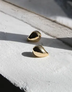 DESTINY TEARDROP GOLD EARRINGS