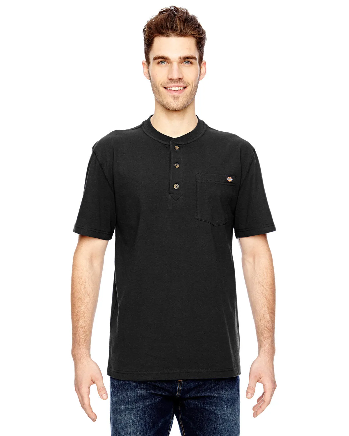 Dickies Men's 6.75 oz. Heavyweight Work Henley