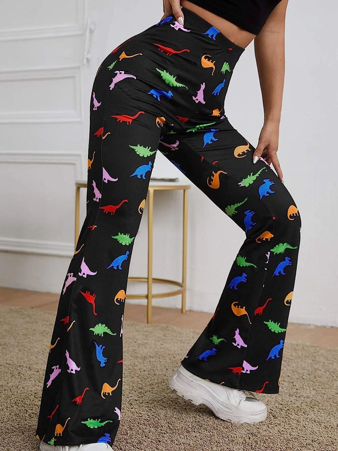 Dinosaur Boot Cut Yoga Pants