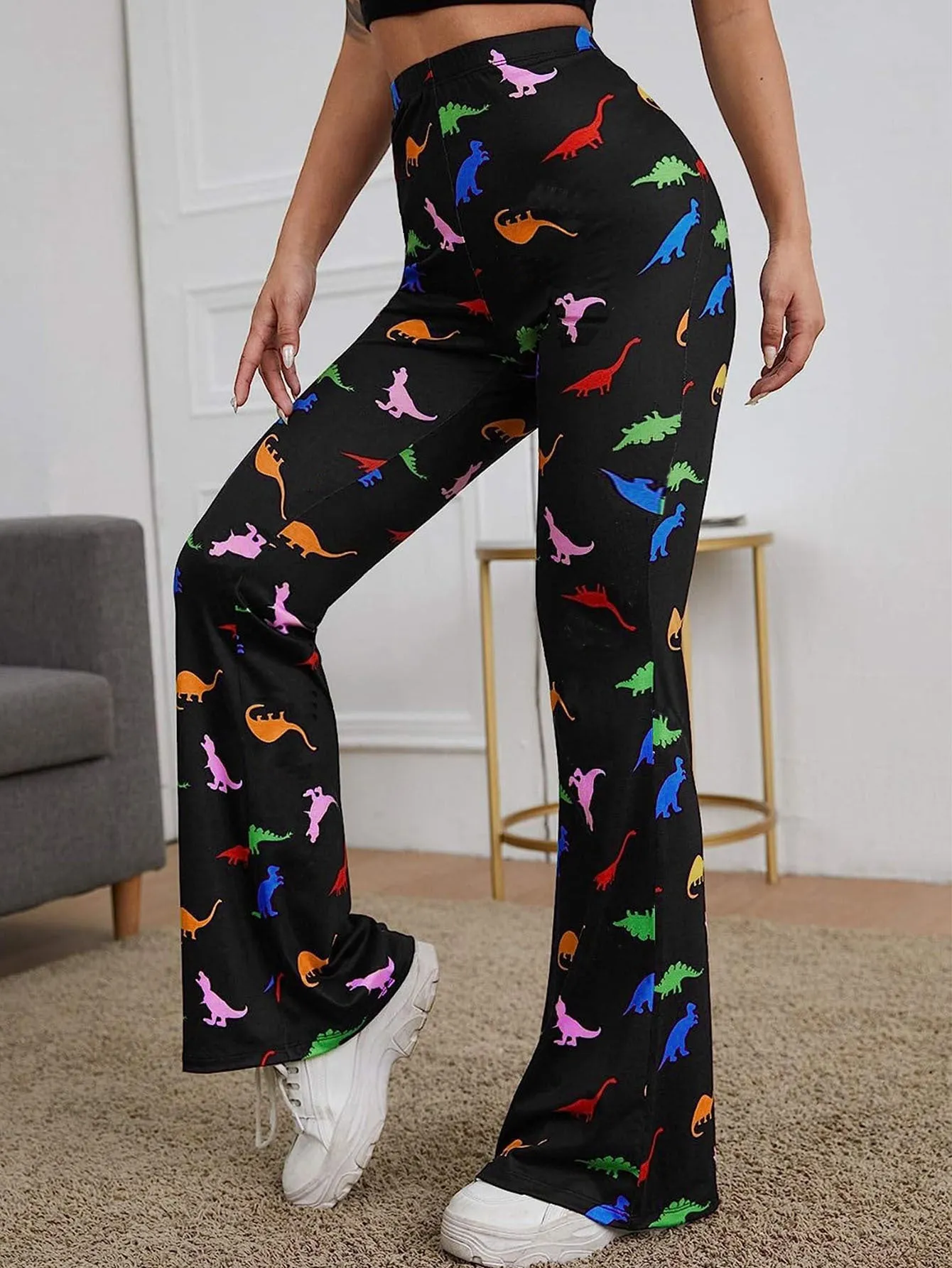 Dinosaur Boot Cut Yoga Pants