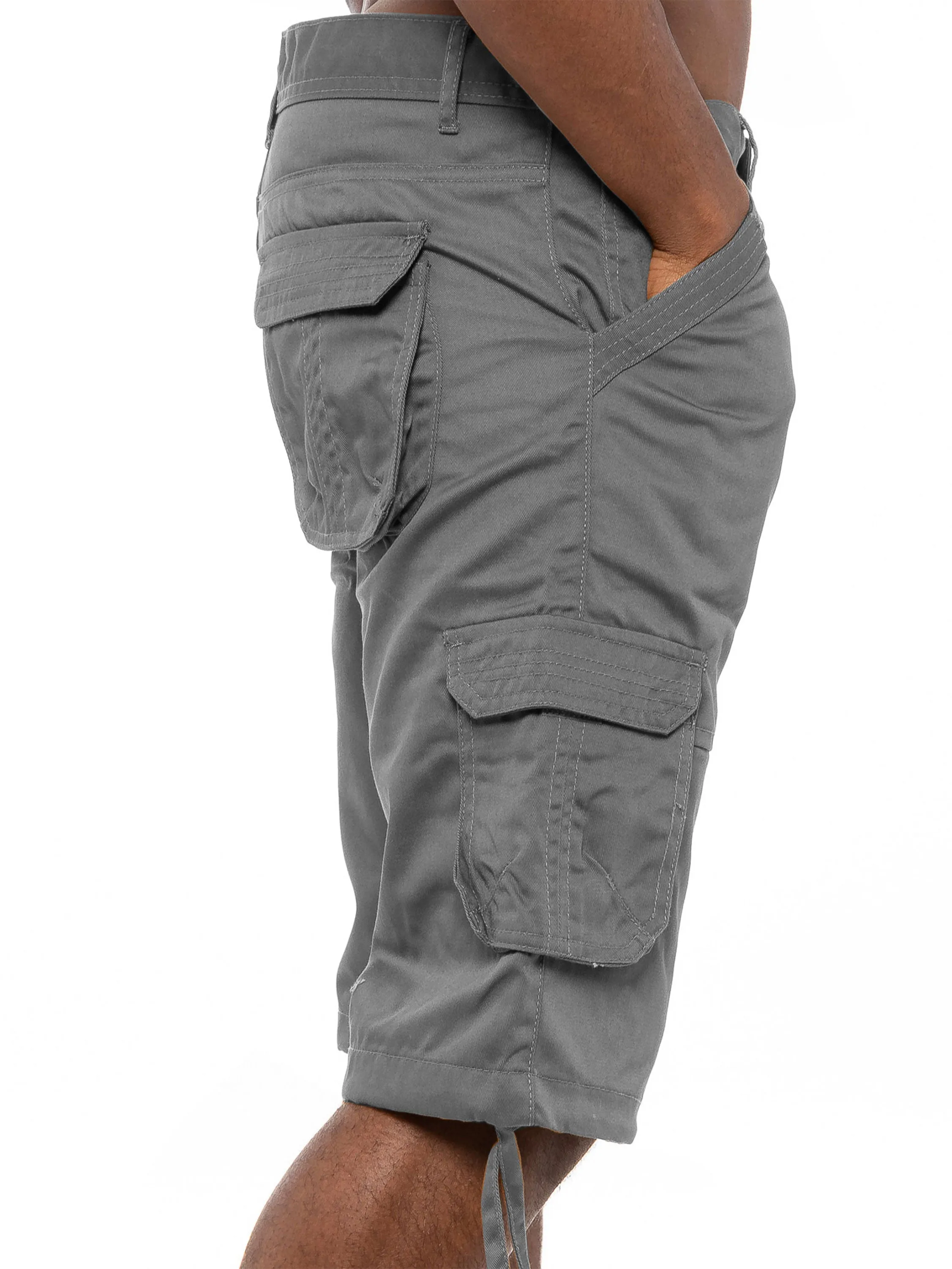 Enzo Mens Cargo Combat Shorts  | Enzo Designer Menswear