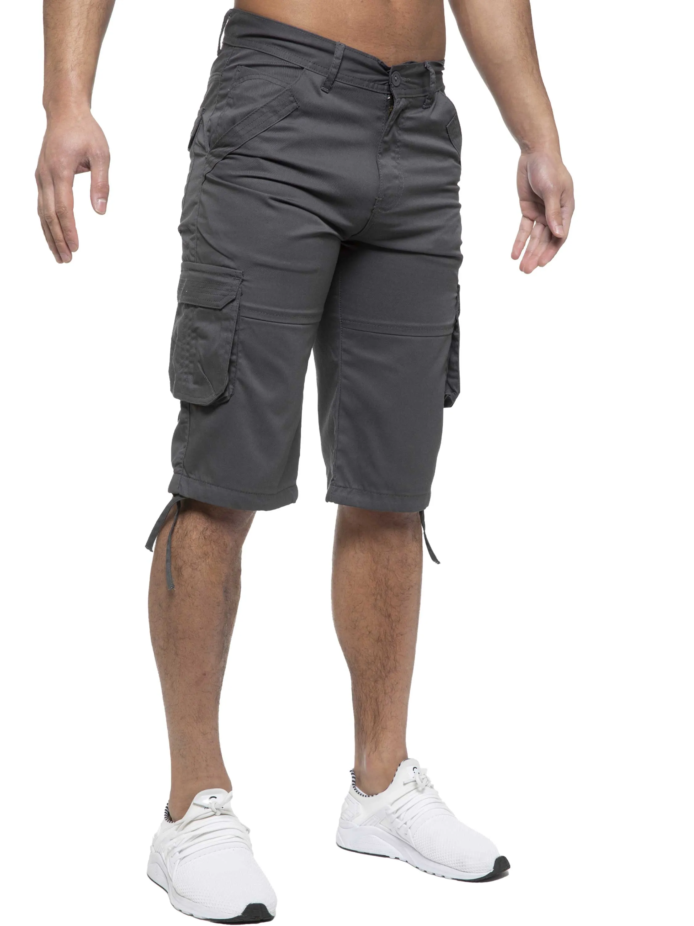 Enzo | Mens Cargo Combat Shorts