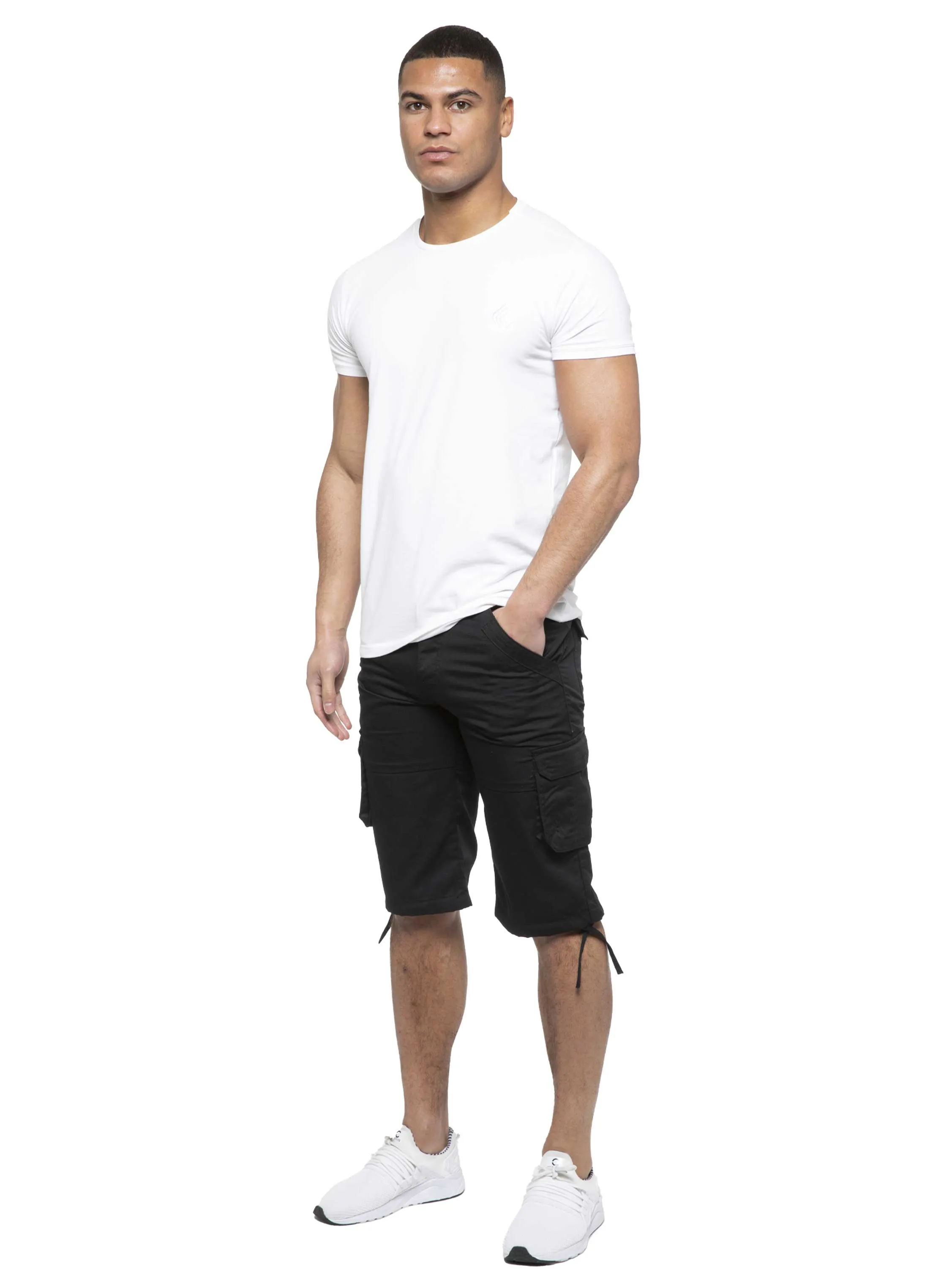 Enzo | Mens Cargo Combat Shorts