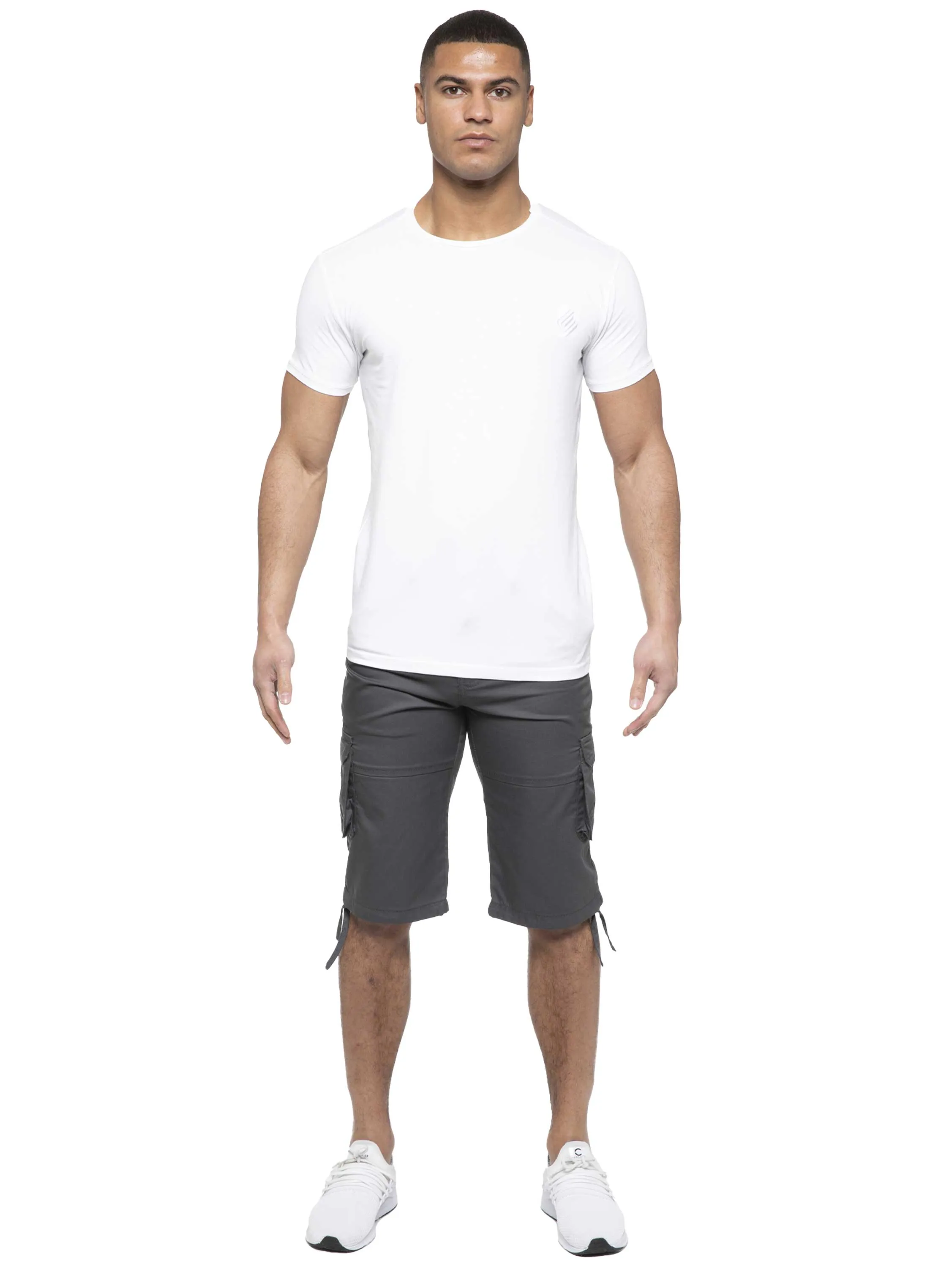 Enzo | Mens Cargo Combat Shorts