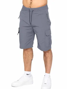 Enzo | Mens Poly Cargo Shorts