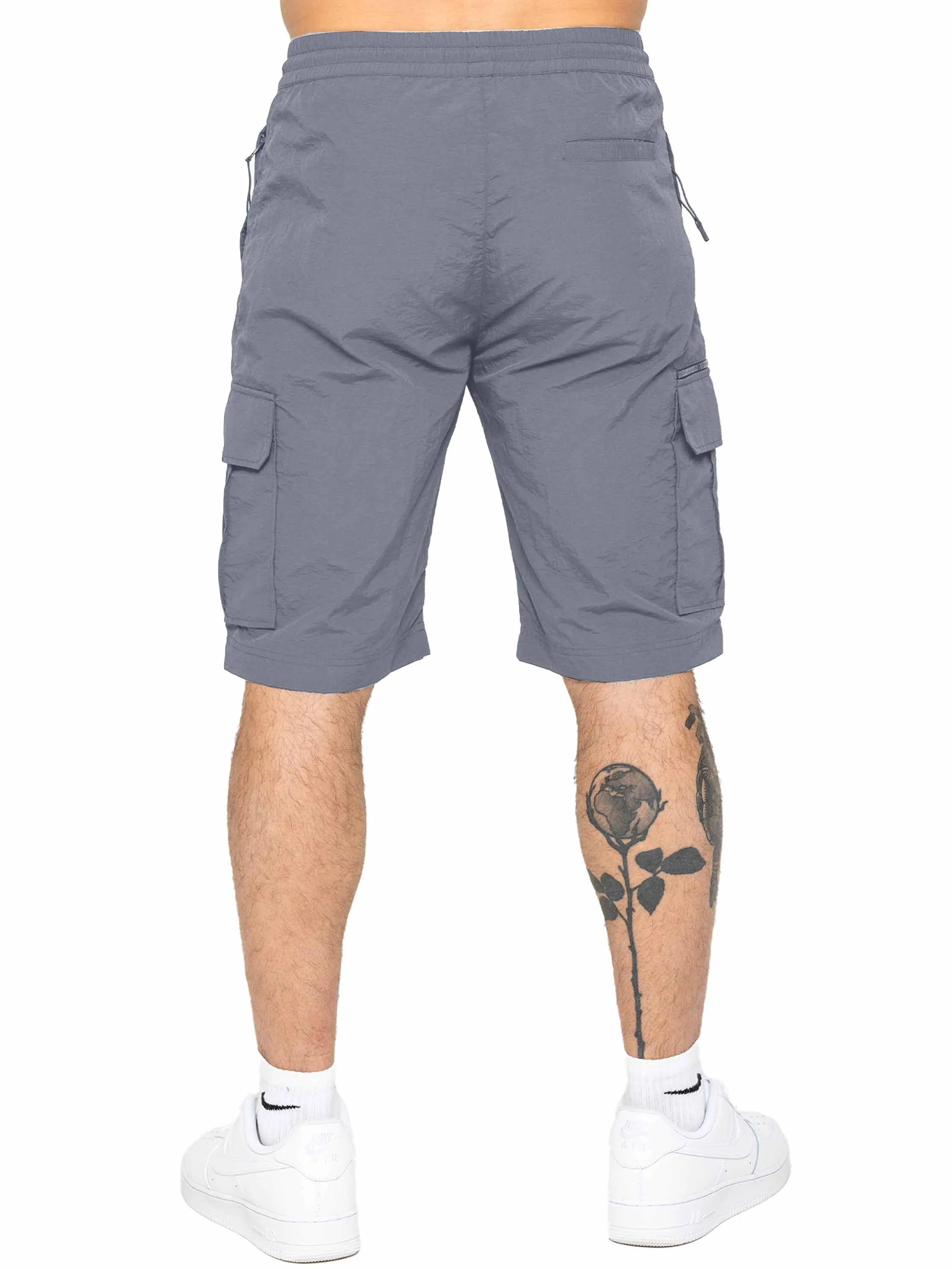 Enzo | Mens Poly Cargo Shorts