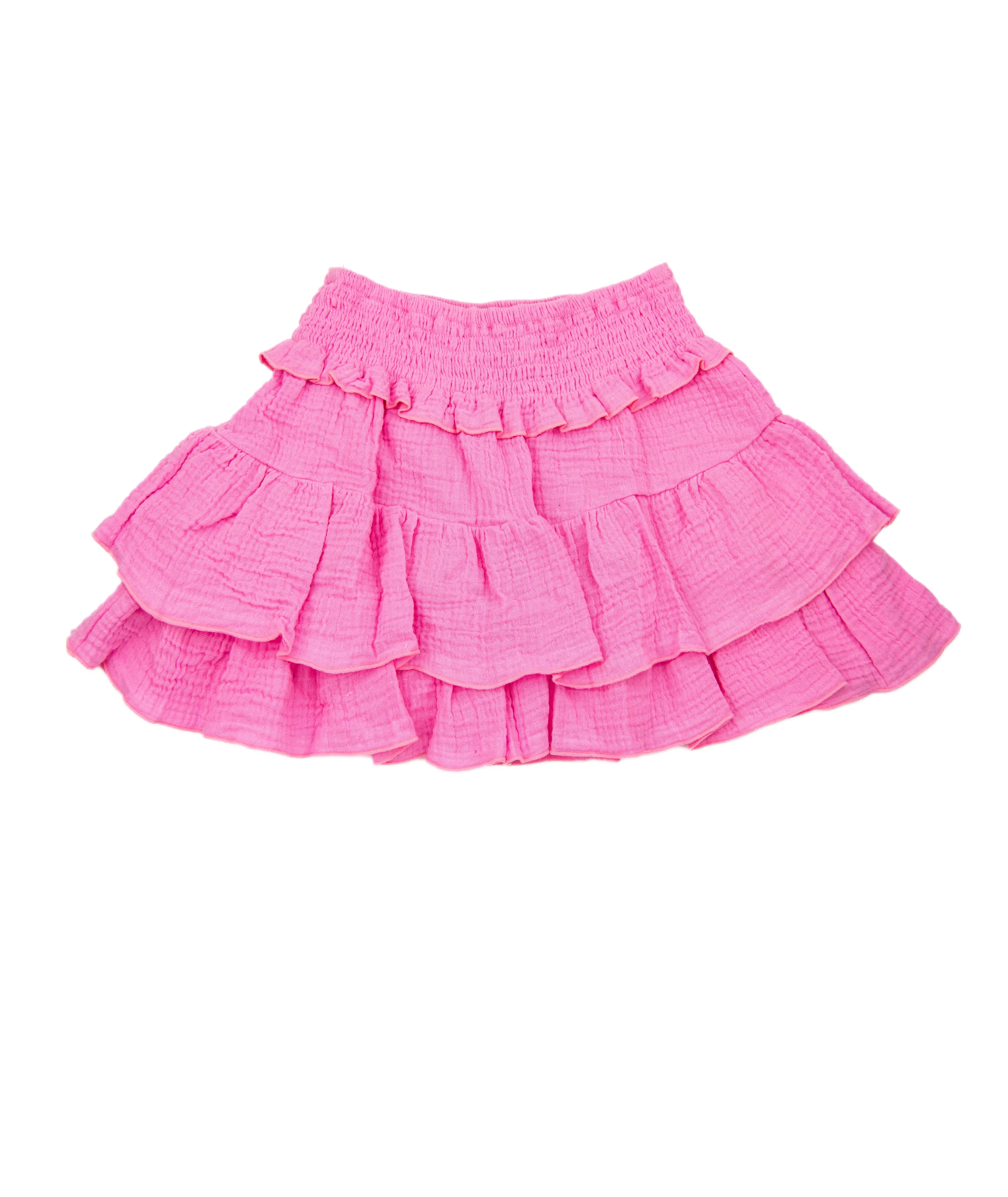 FBZ Girls Gauze Tassel Skirt