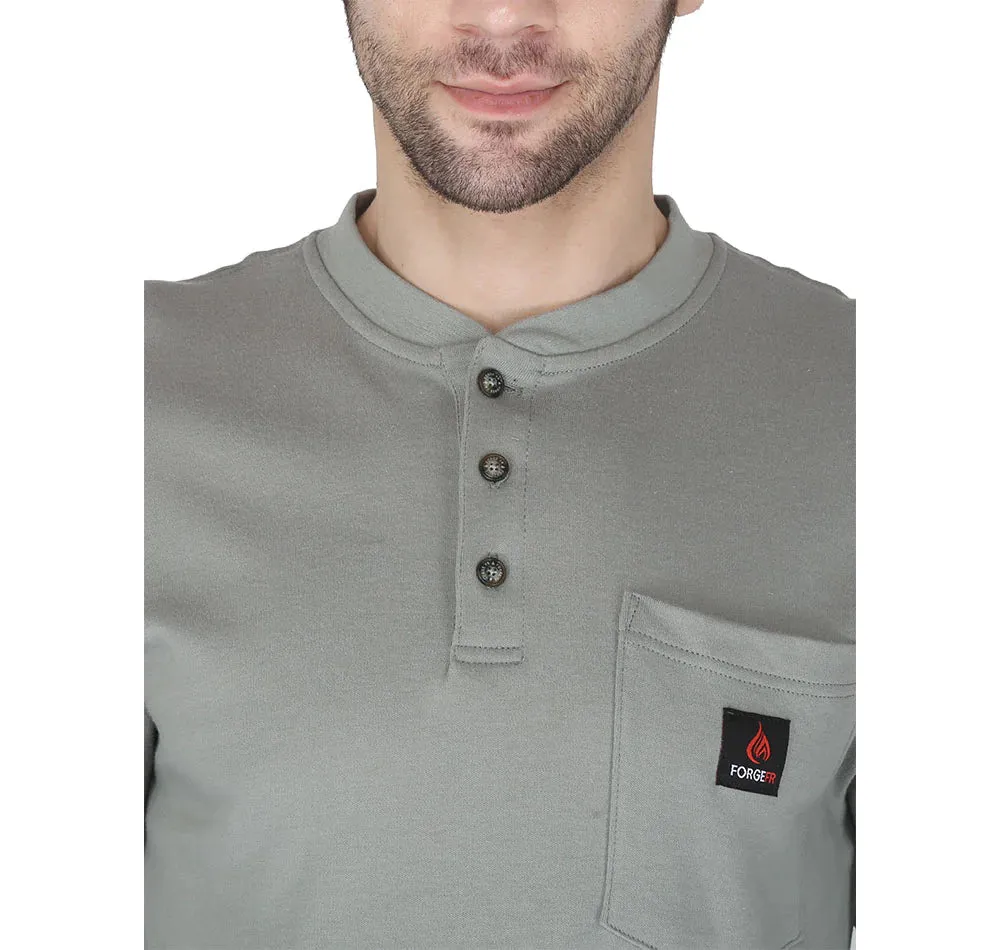 Forge FR Grey Henley Shirt MFHNLY-004-GREY