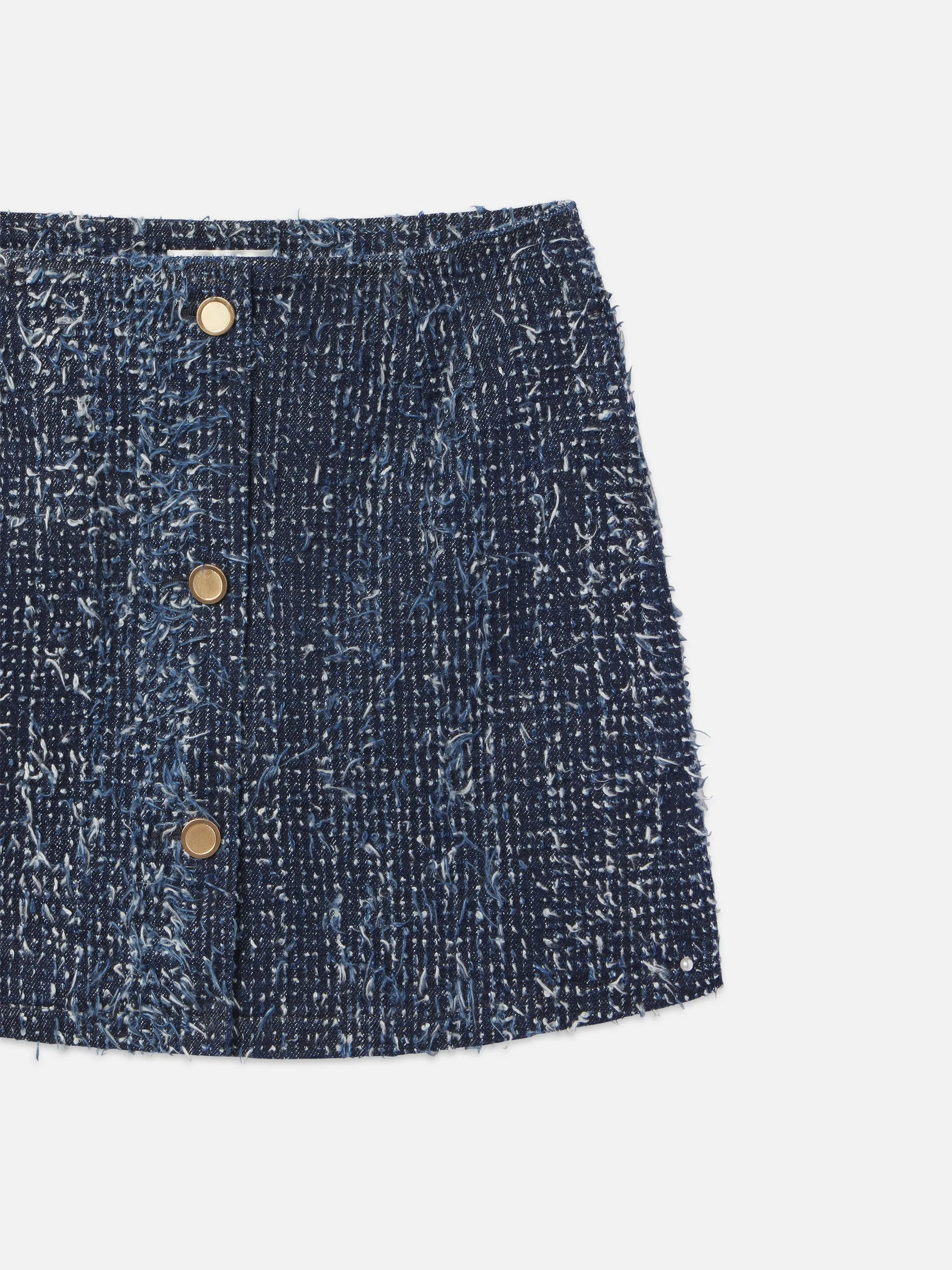 Frame - Denim Boucle Skirt in Magic