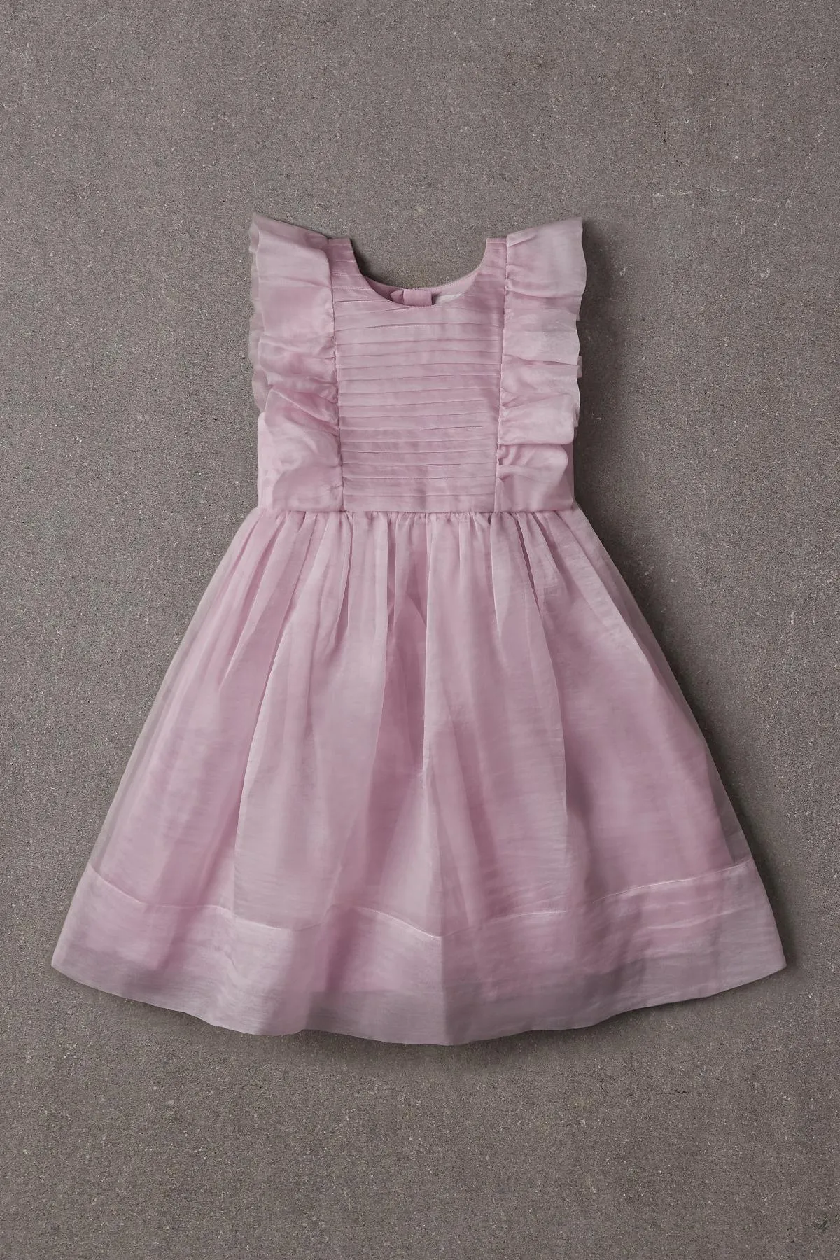 Girls Dress Nellystella Mae Silk - Pale Iris (Size 10 left)