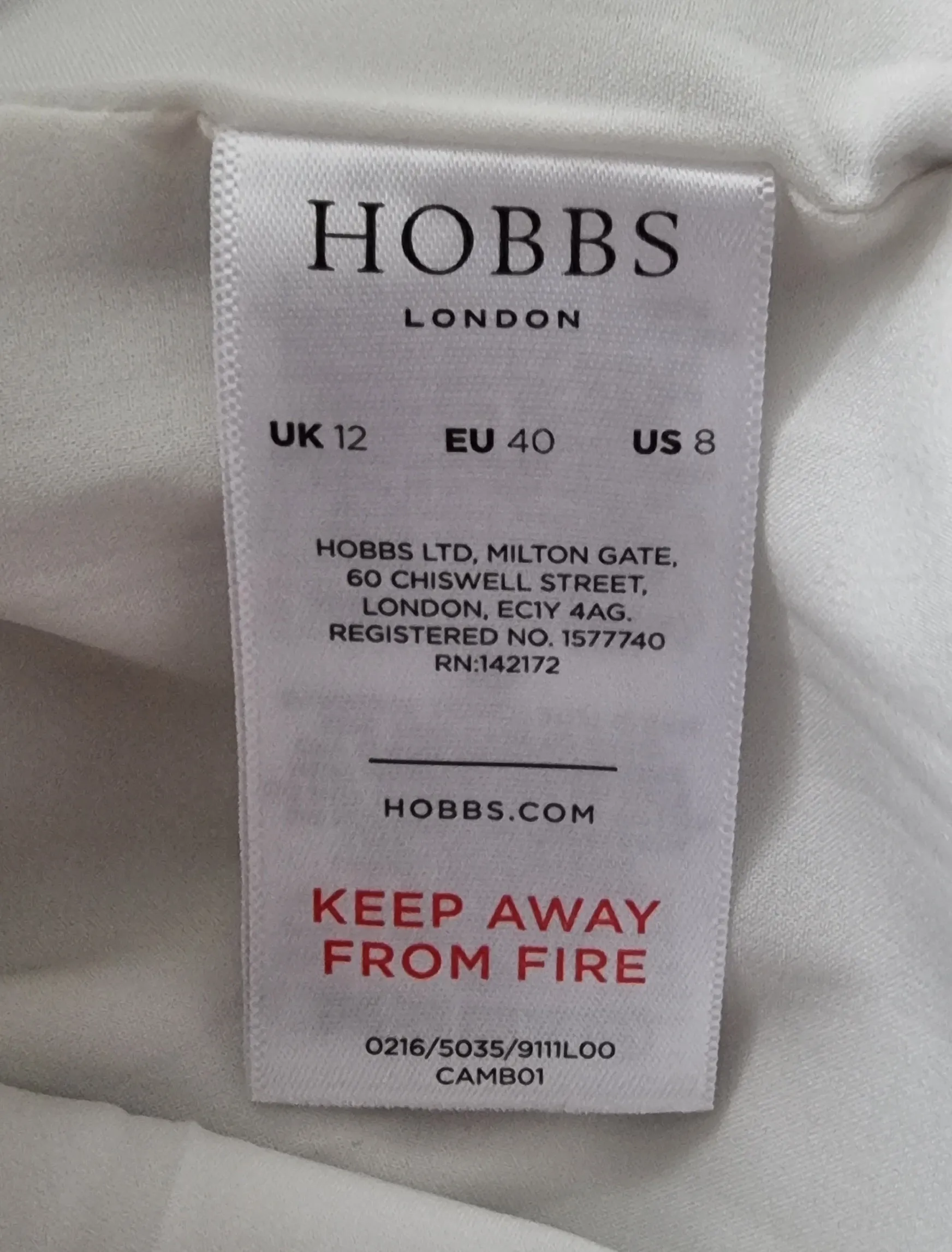 Hobbs Navy & White Lace Dress UK 12 US 8 EU 40