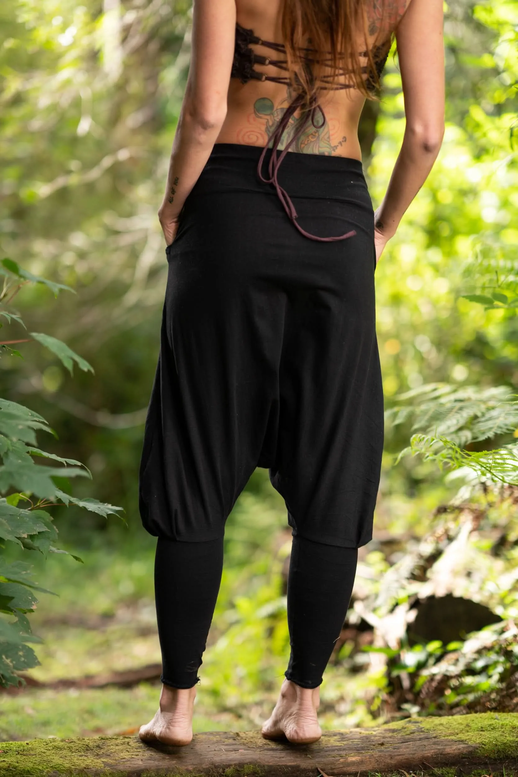 Lee Harem Yoga Pants - Black