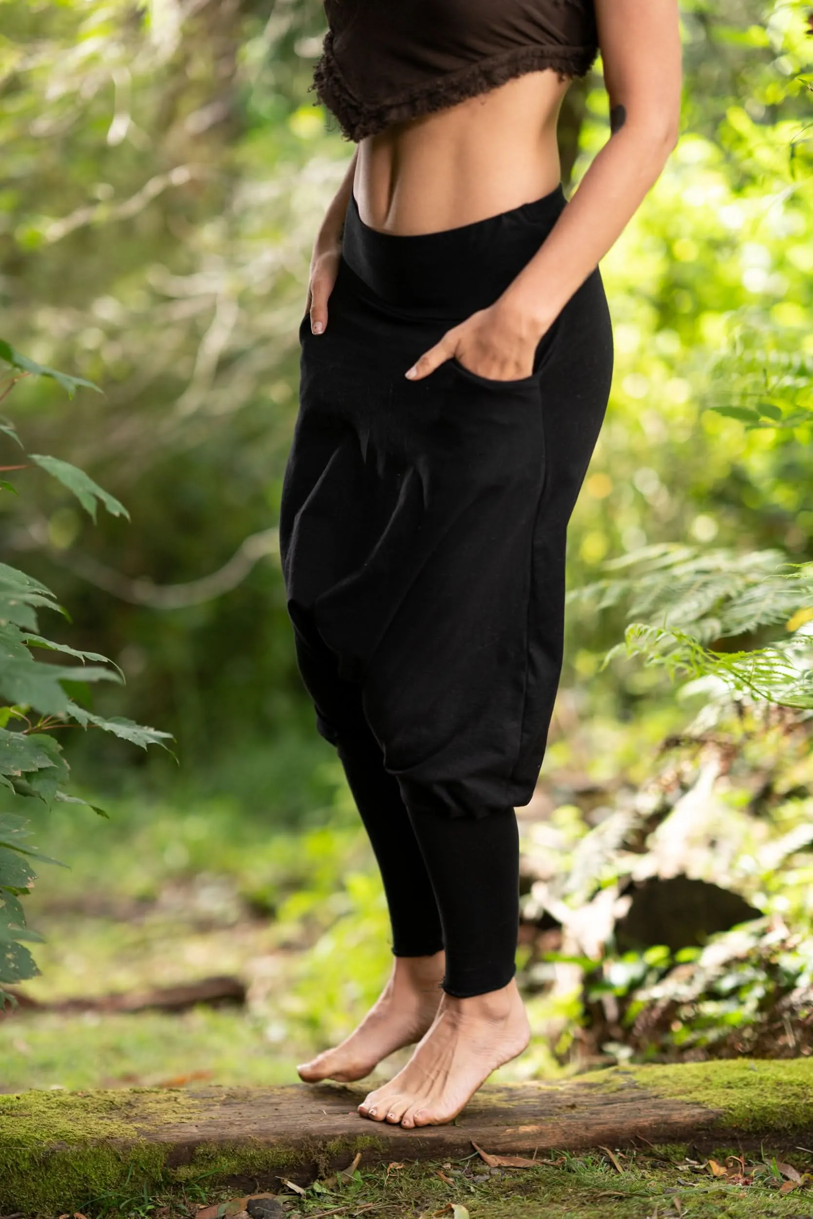 Lee Harem Yoga Pants - Black