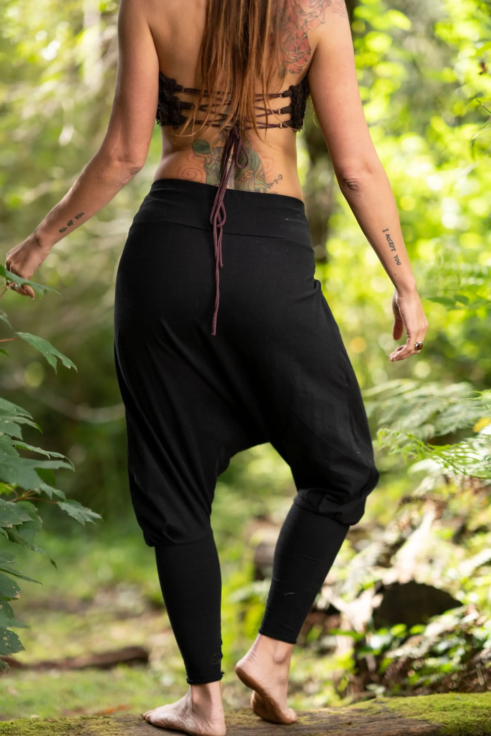 Lee Harem Yoga Pants - Black