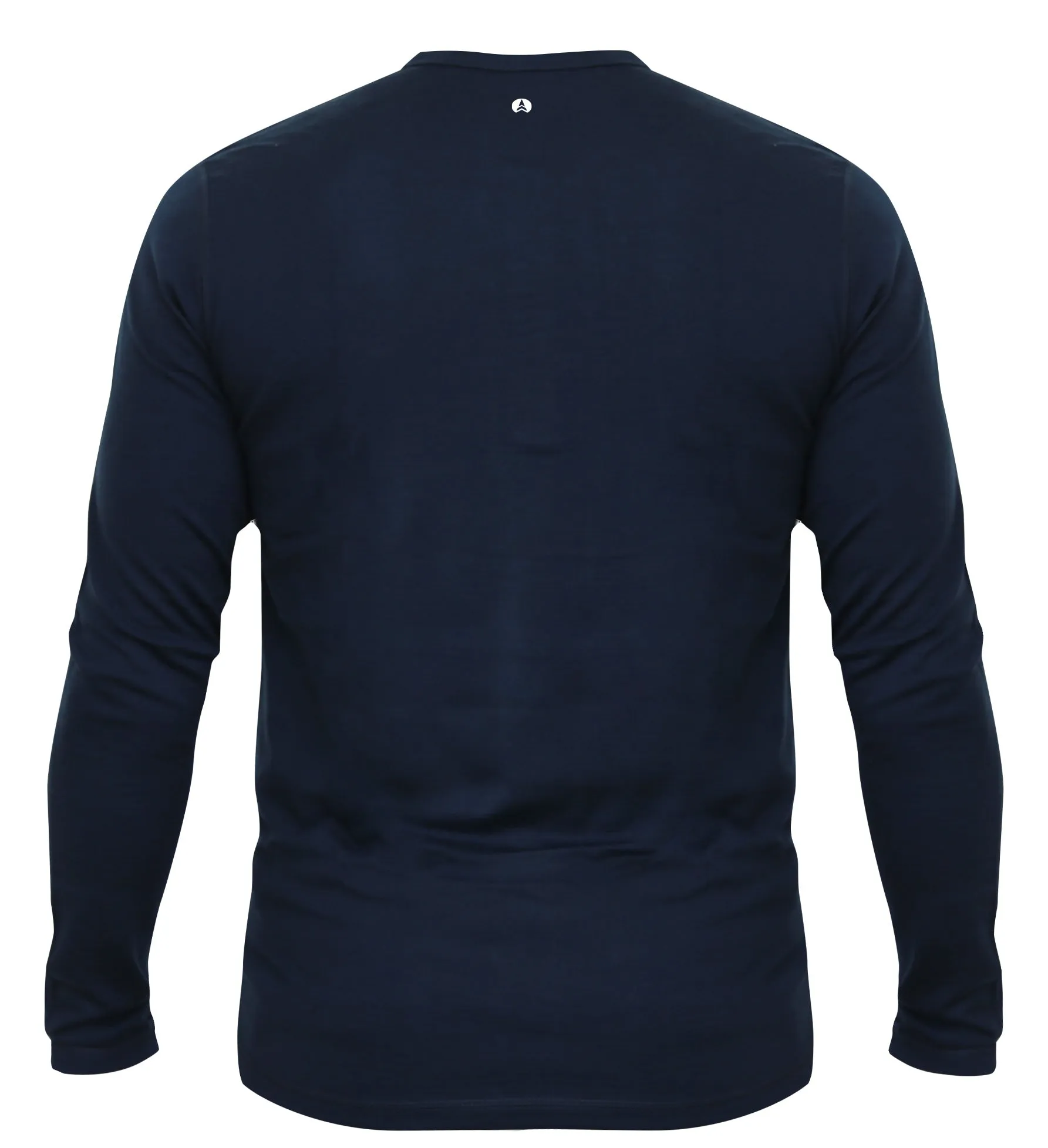 NorthWool Men's 100% Merino Wool Long Sleeve Henley Base Layer Shirt 260 GSM