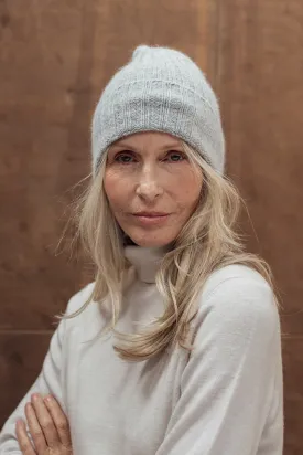 Rib Merino Beanie - Dove