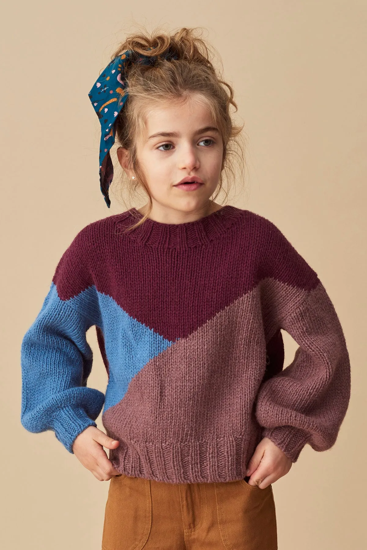 Soft Gallery Essy Chunky Knit Girls Sweater