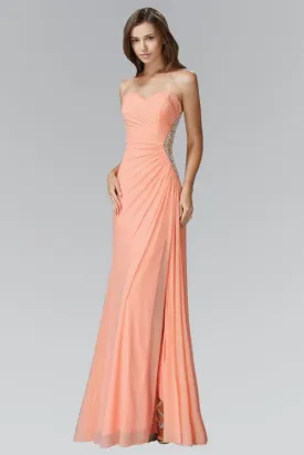 Strapless Long Dress Junior Size