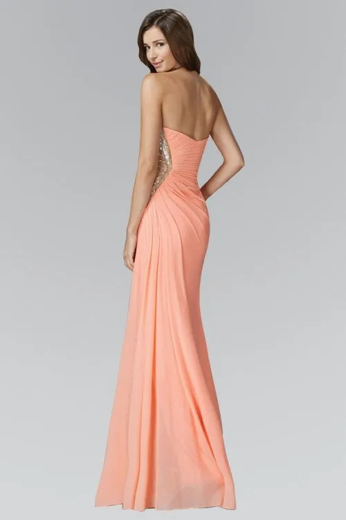 Strapless Long Dress Junior Size