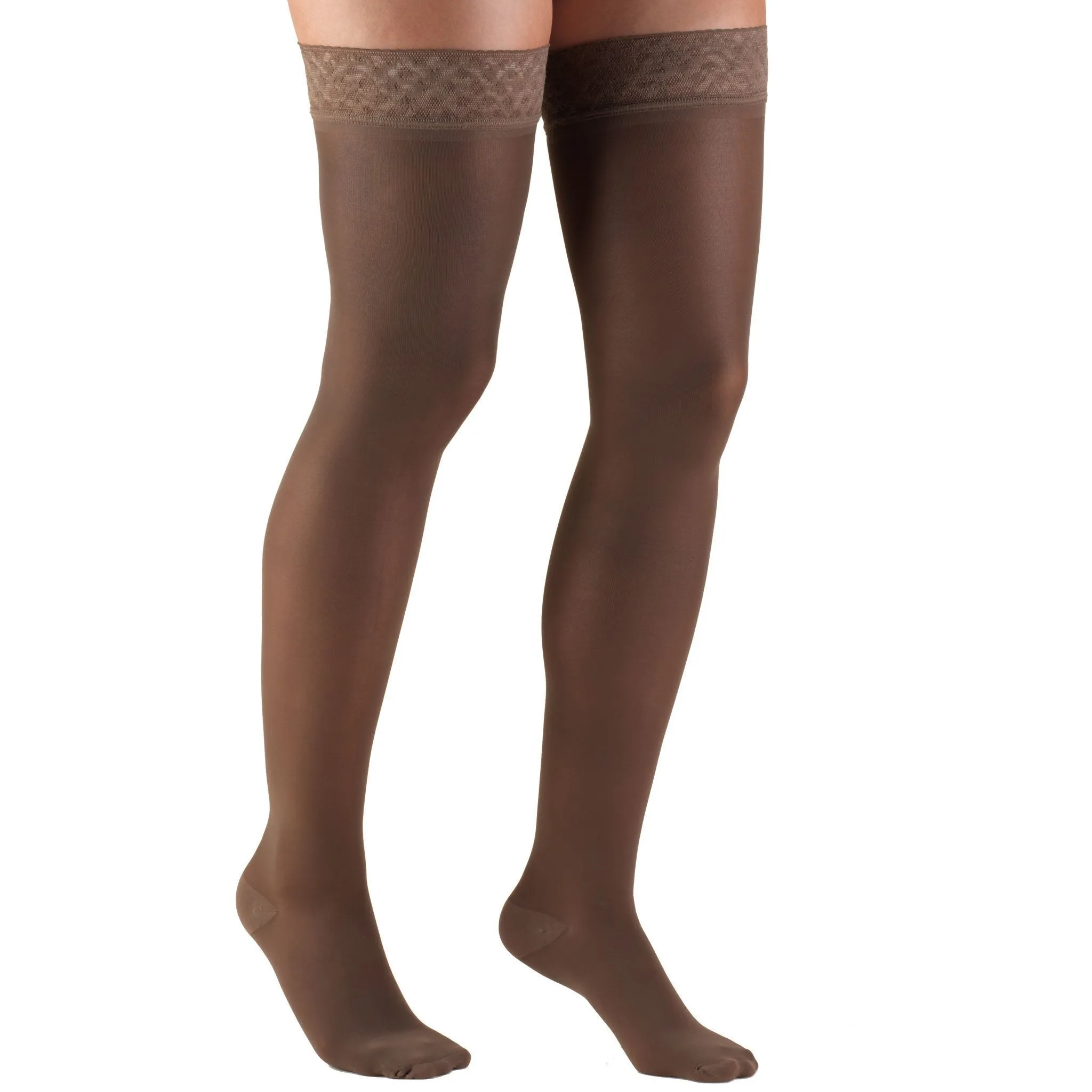 TRUFORM® TruSheer Women's Thigh High 20-30 mmHg