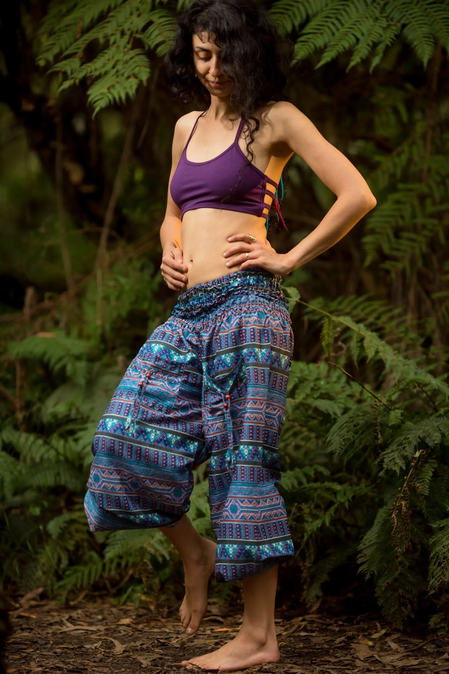 Yoga Savasana Pants - Blue/Purple